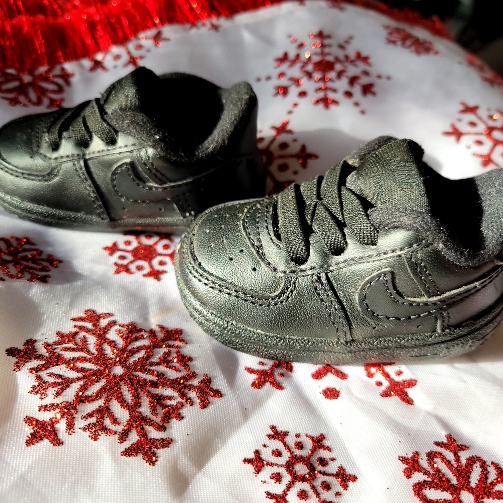 Black Newborn Nike shoes